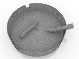 3d модель - Пепельница