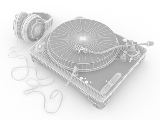 3d модель - DJ пульт