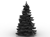 3d модель - Ель
