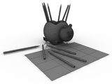 3d модель - Детский рисунок