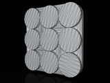3d модель - Гипсовая плитка OrDecor