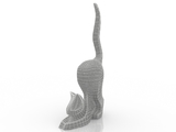 3d модель - Статуэтка кошки
