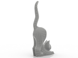 3d модель - Статуэтка кошки
