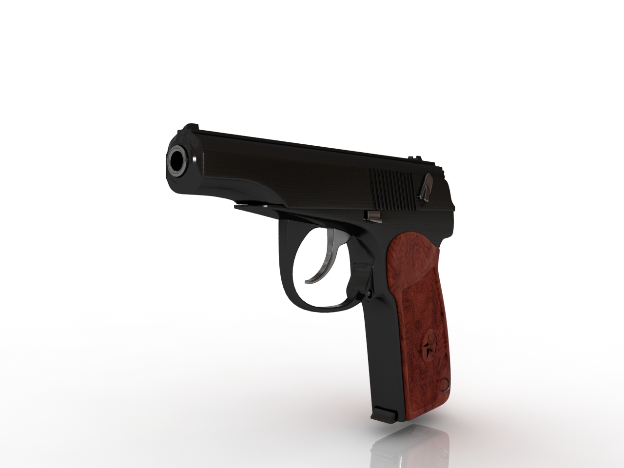 3д модель пистолета Макарова для 3д принтера. 3d модели для пистолета Макарова. Pm model
