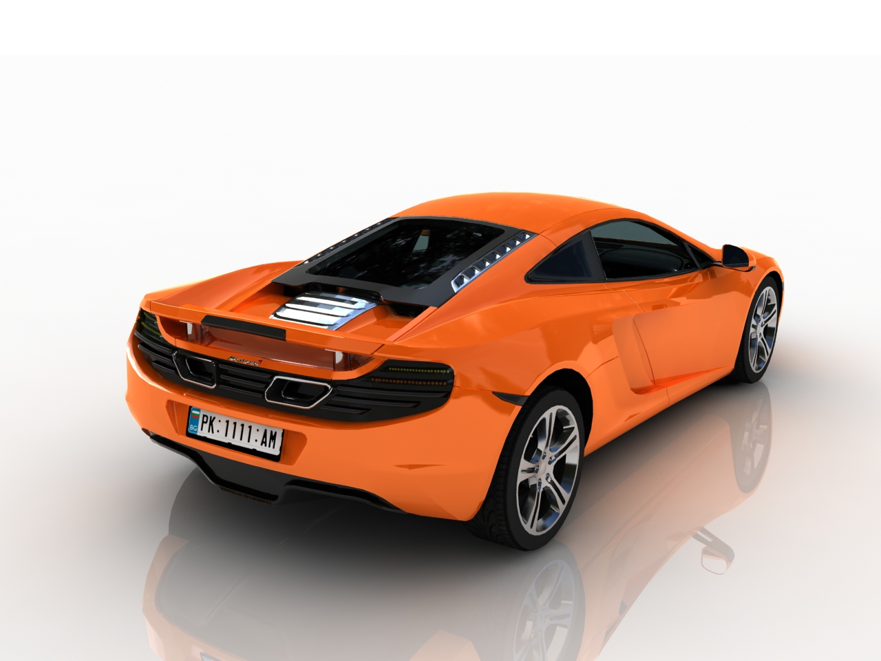 3D модели - McLaren MP4