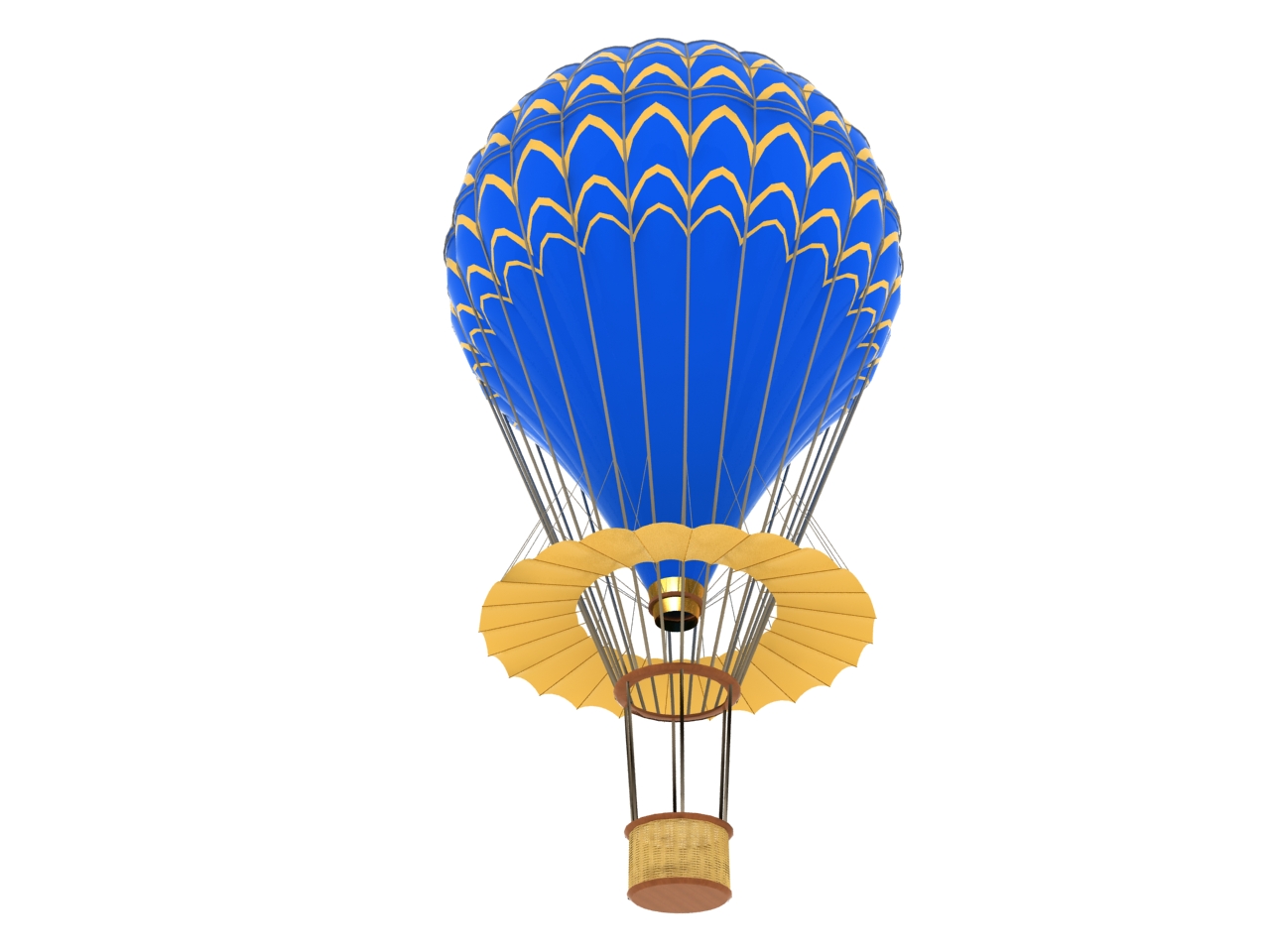 3D модели - Воздушный шар