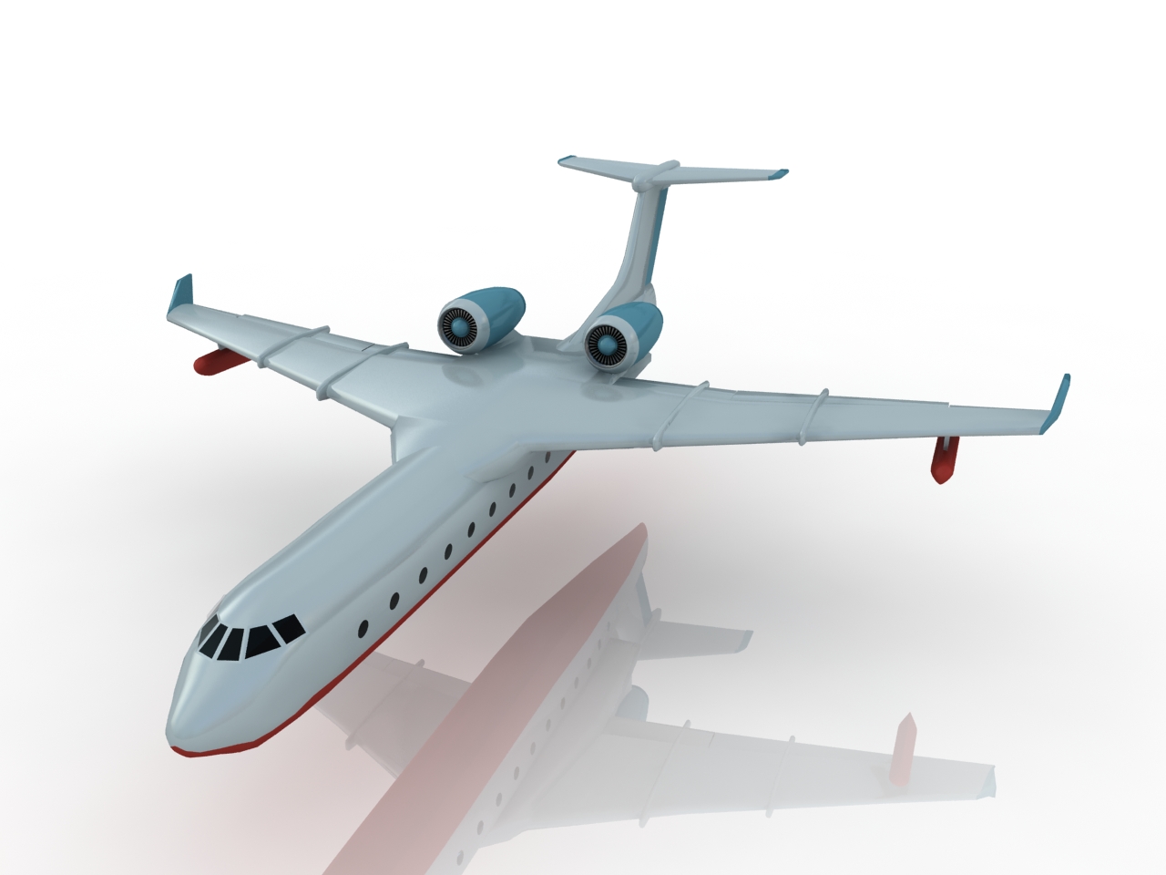 3D модели - Самолет Be-200