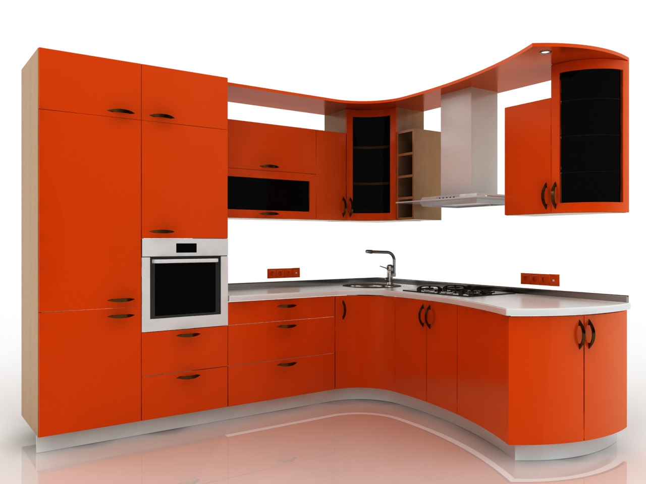 3д модели кухонной мебели