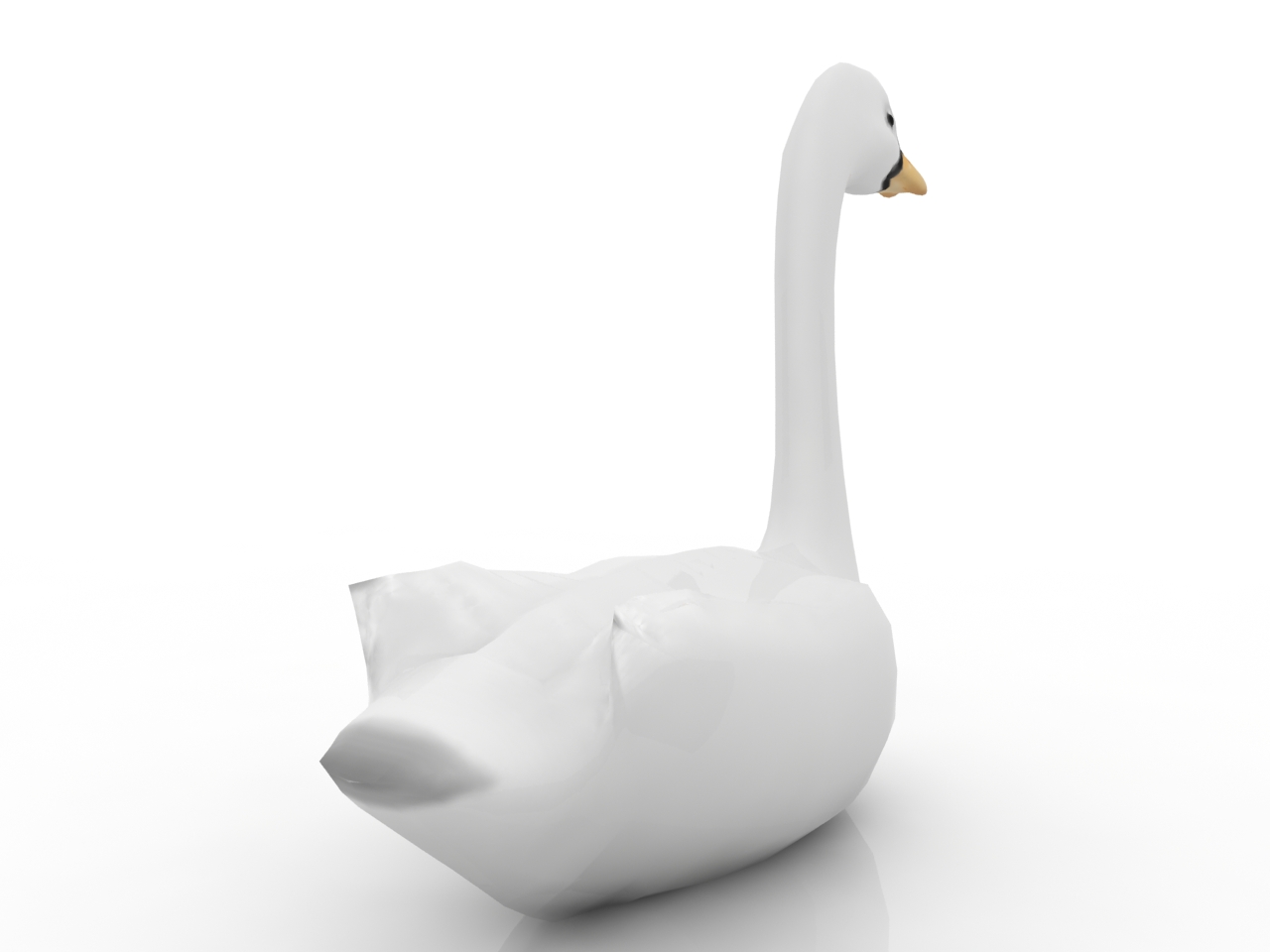 3D модели - Лебедь