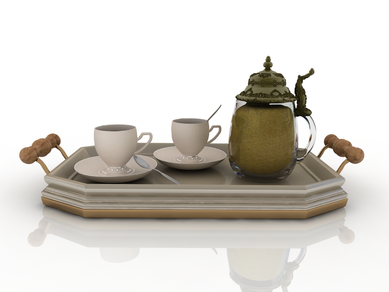 3D модели - Чай