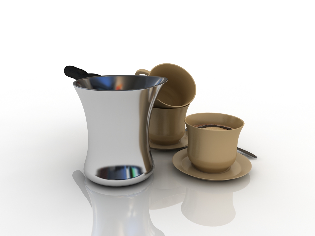3D модели - Кофе