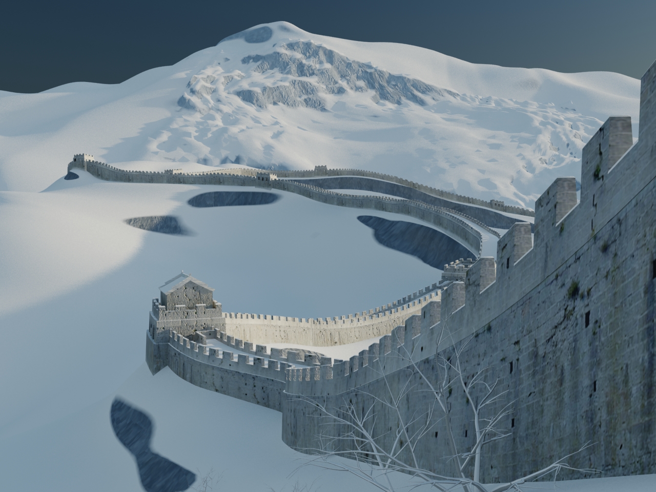 3D модели - Великая китайская стена