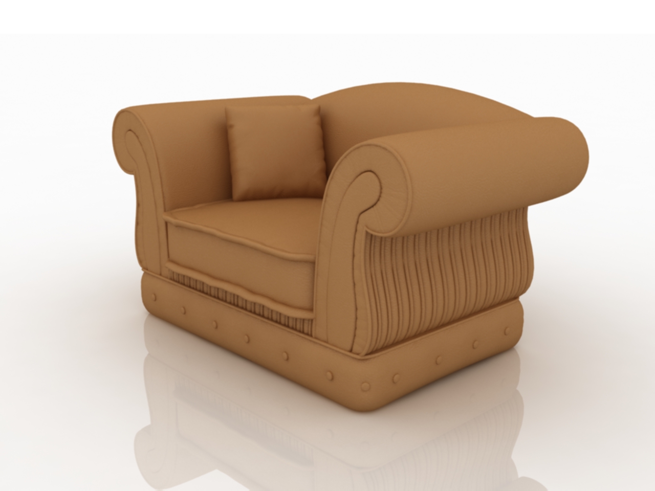 3д модель кресло кровать