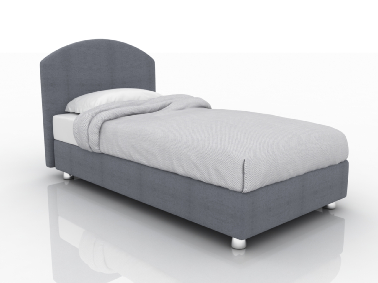 Кровать Alun 3d model