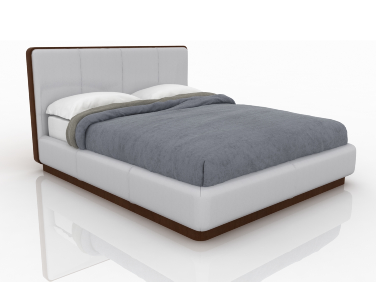 3d кровать free model