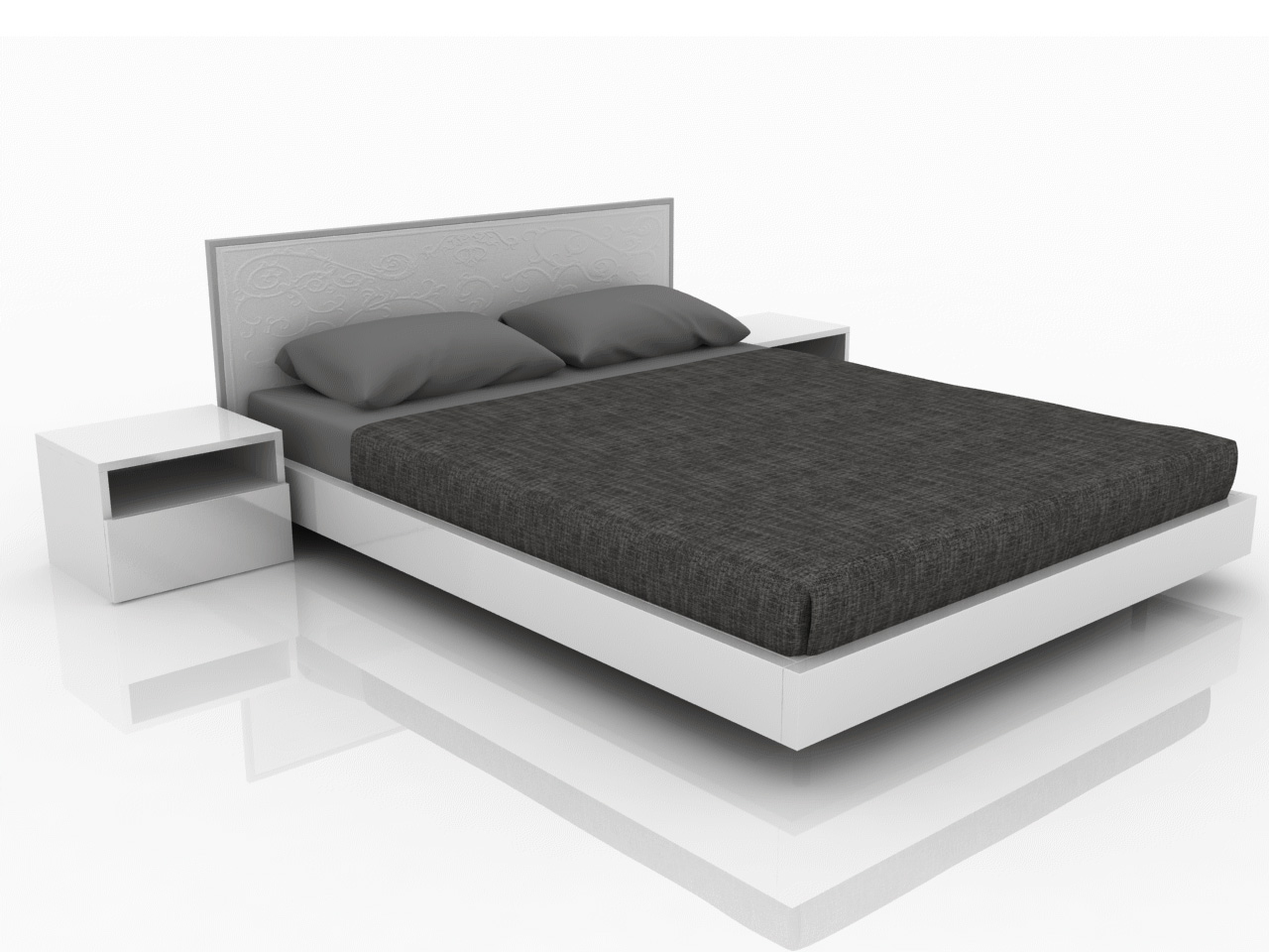 3д моделирование кровать