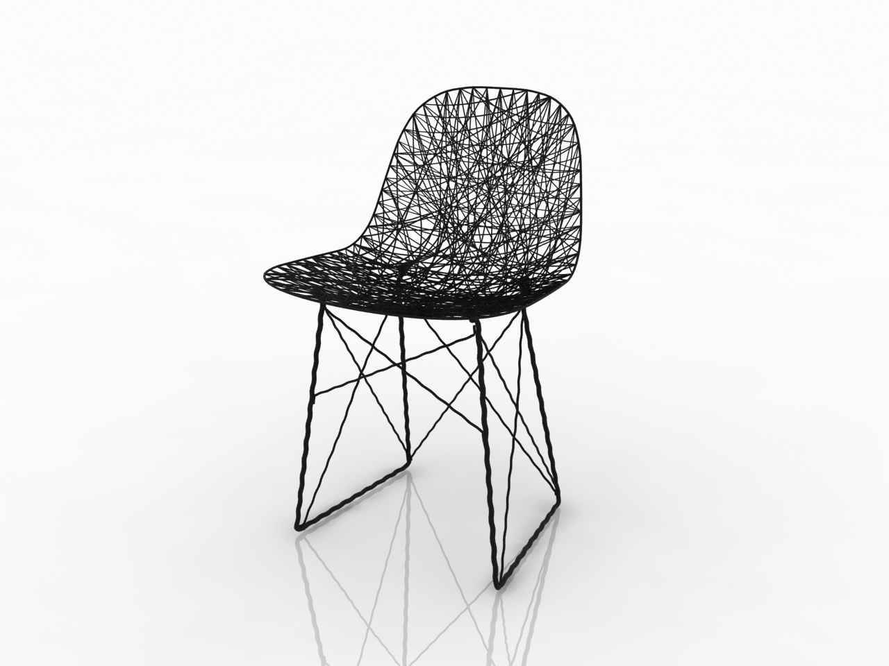 моделирование стула в 3d max