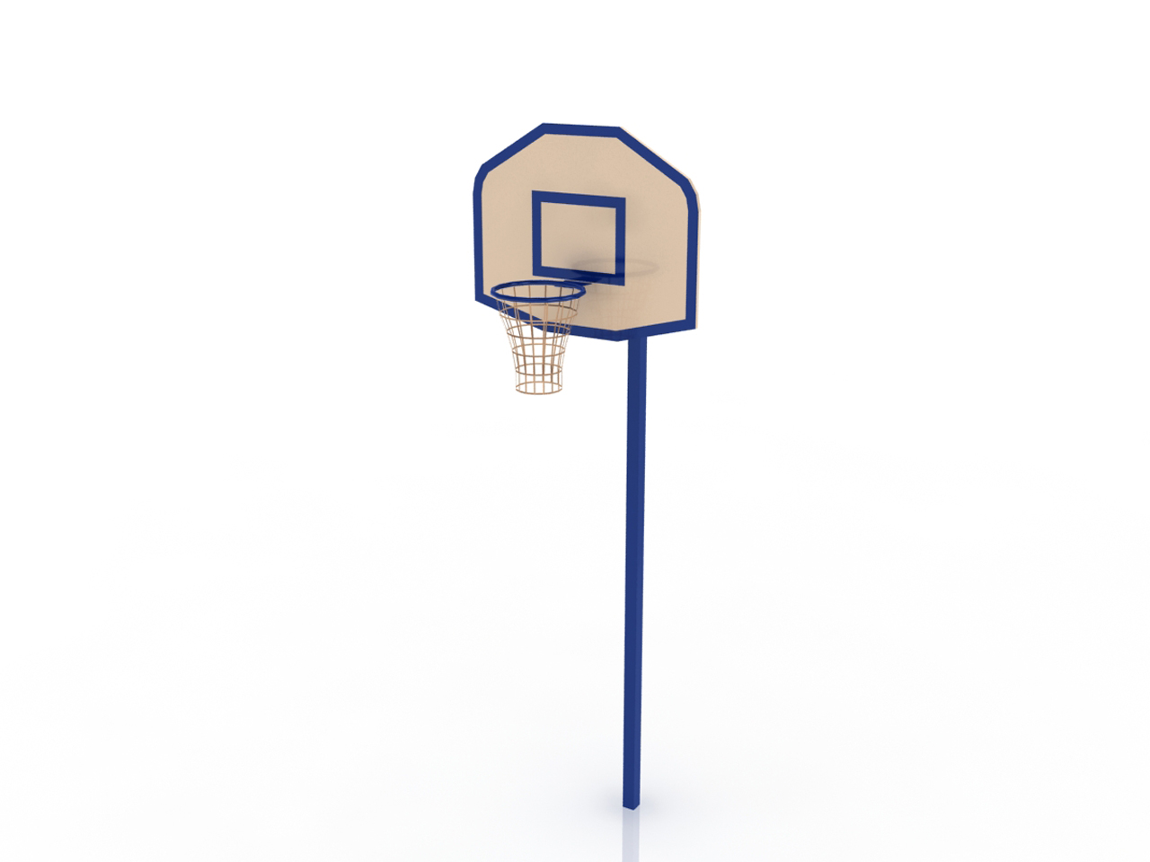 3D модели - баскетбольная стойка