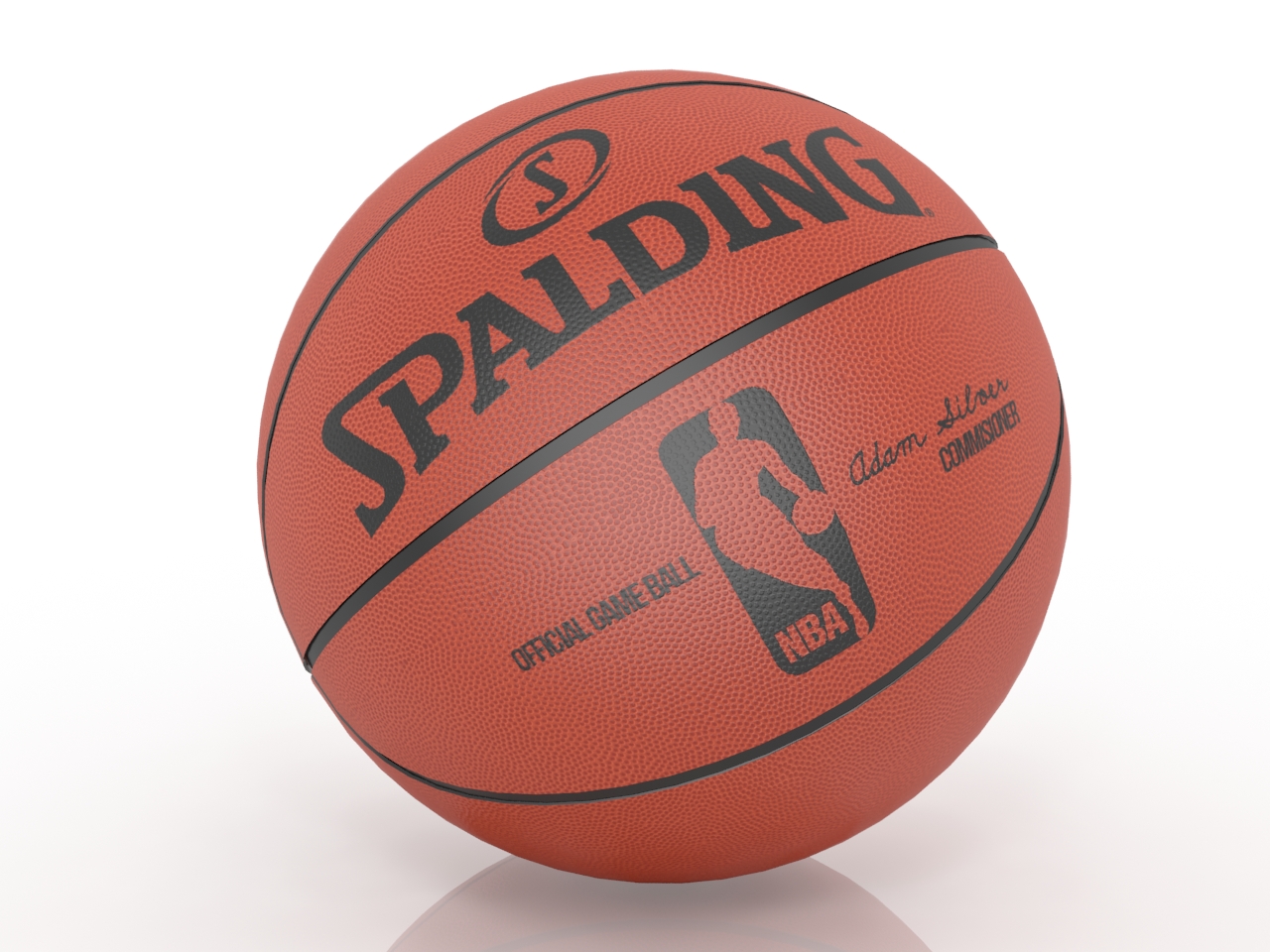 3D модели - баскетбольный мяч