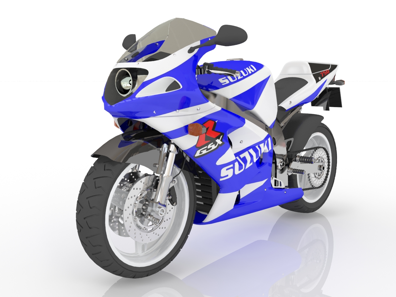 3D модели - Мотоцикл