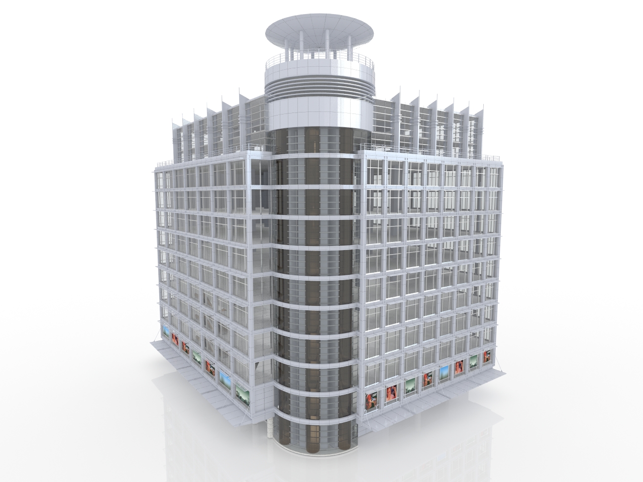 Зд здания. 3d модель здания. Трехмерная модель здания. Многоэтажный дом модель. 3д модель офисного здания.