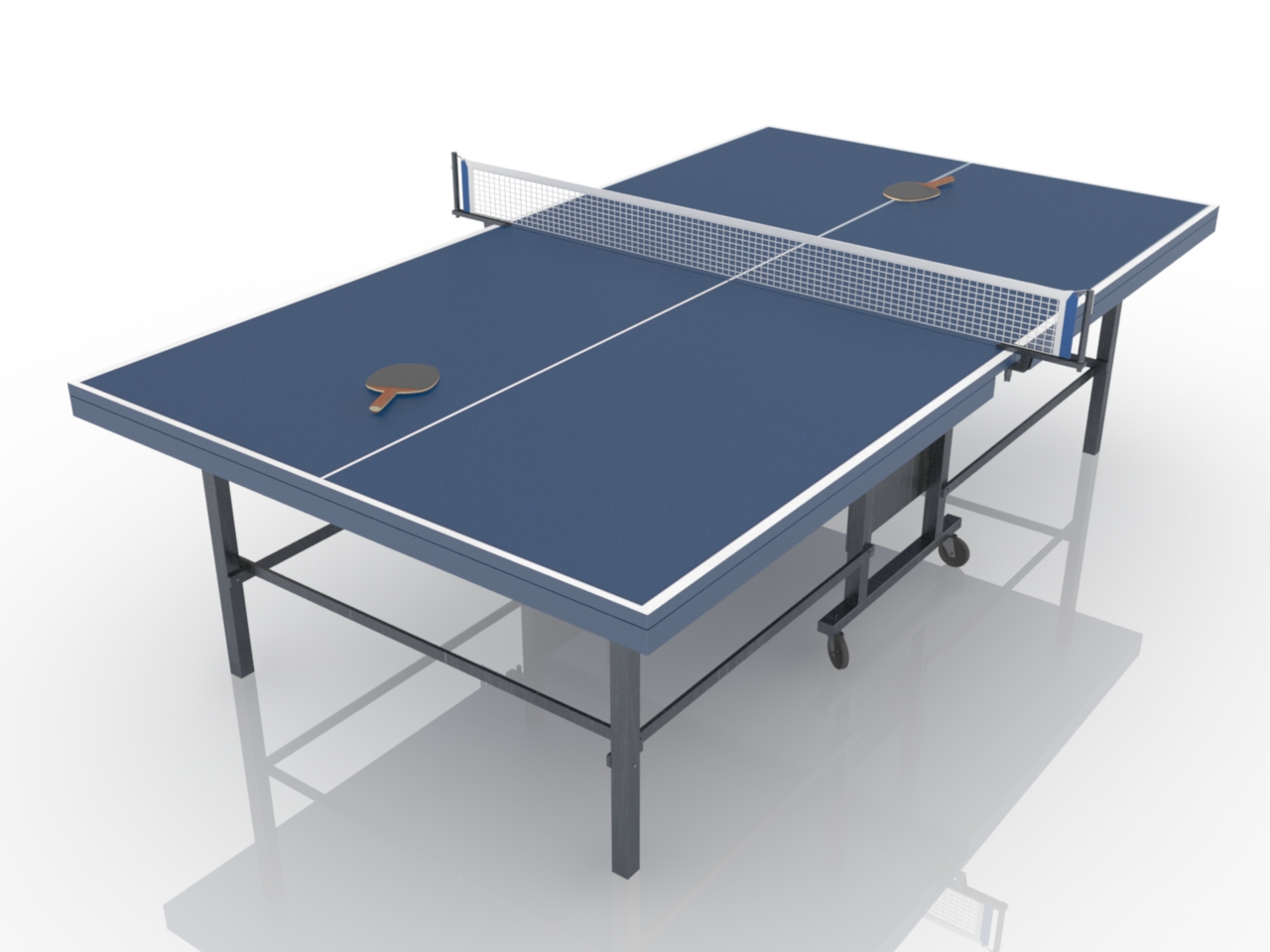 Теннисный стол 3д модель ревит