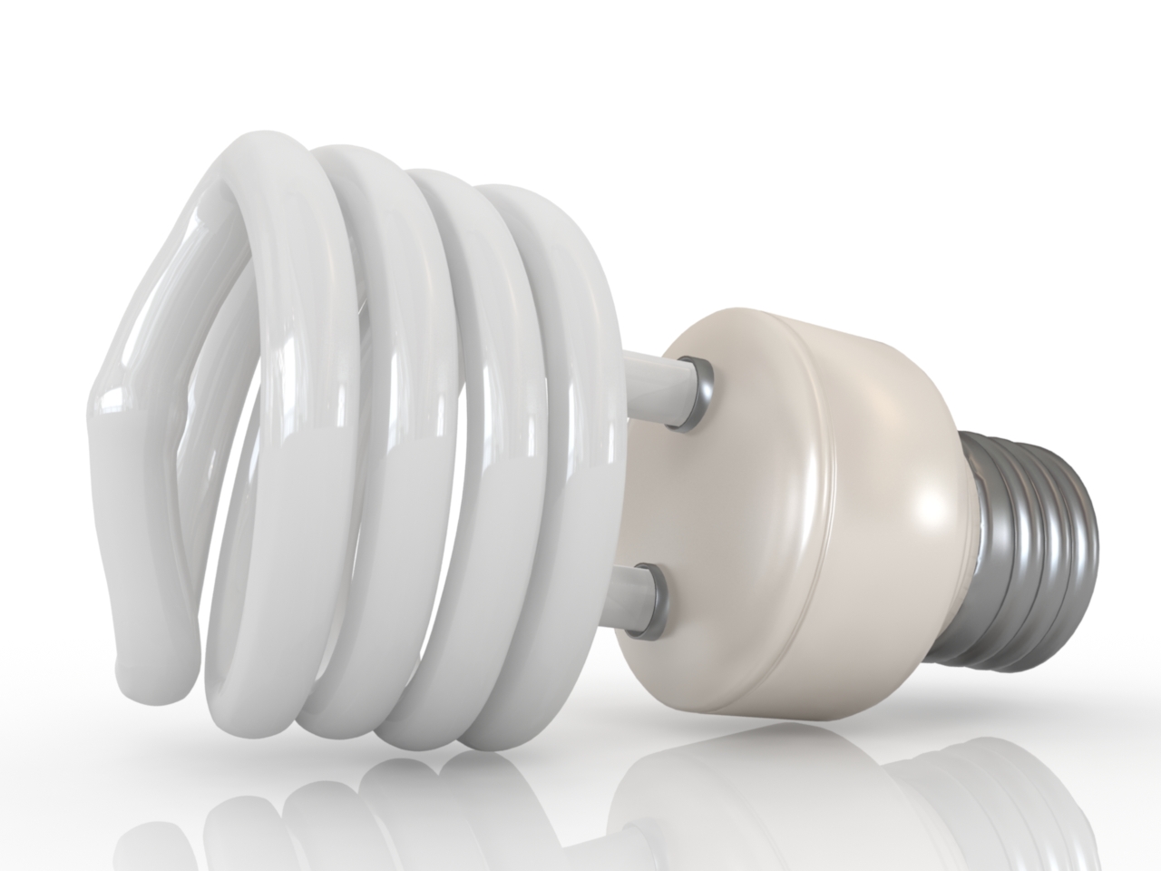 3D модели - Лампочка энергосберегающая