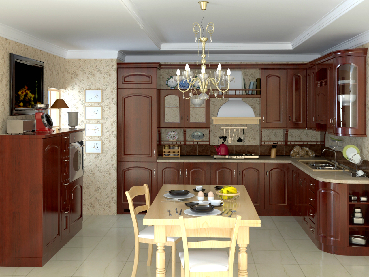 3D модели - Кухня