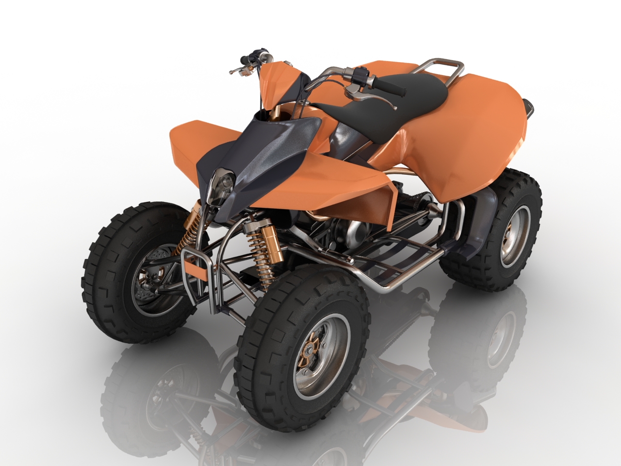 3D модели - Квадроцикл
