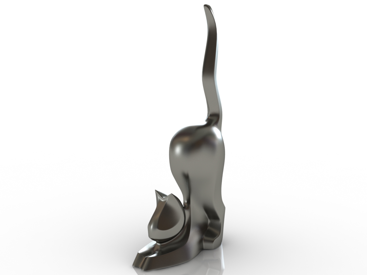 3D модели - Статуэтка кошки