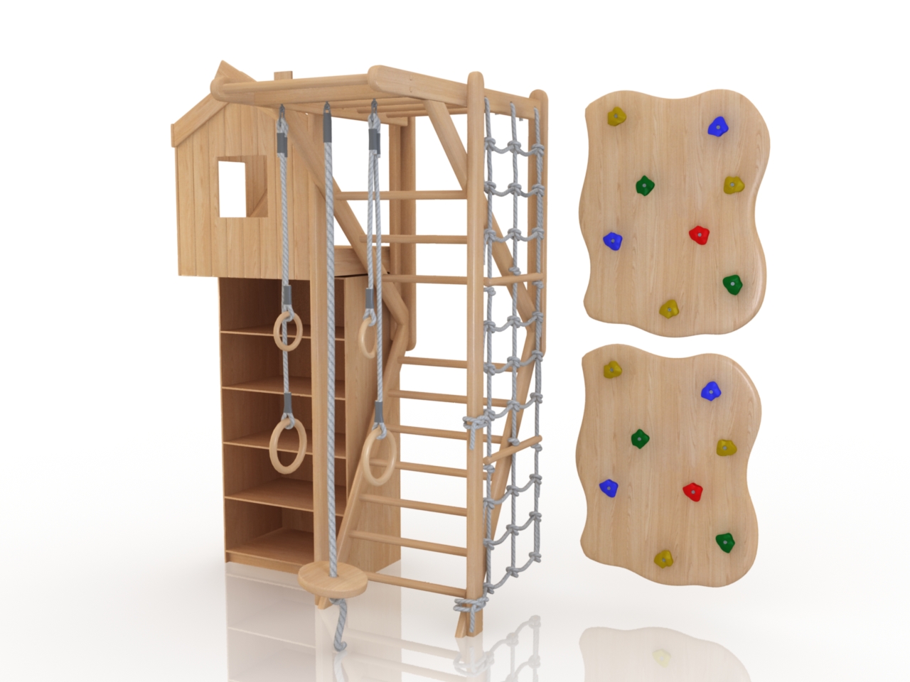 3D модели - Игровой комплекс "Дерево детям"