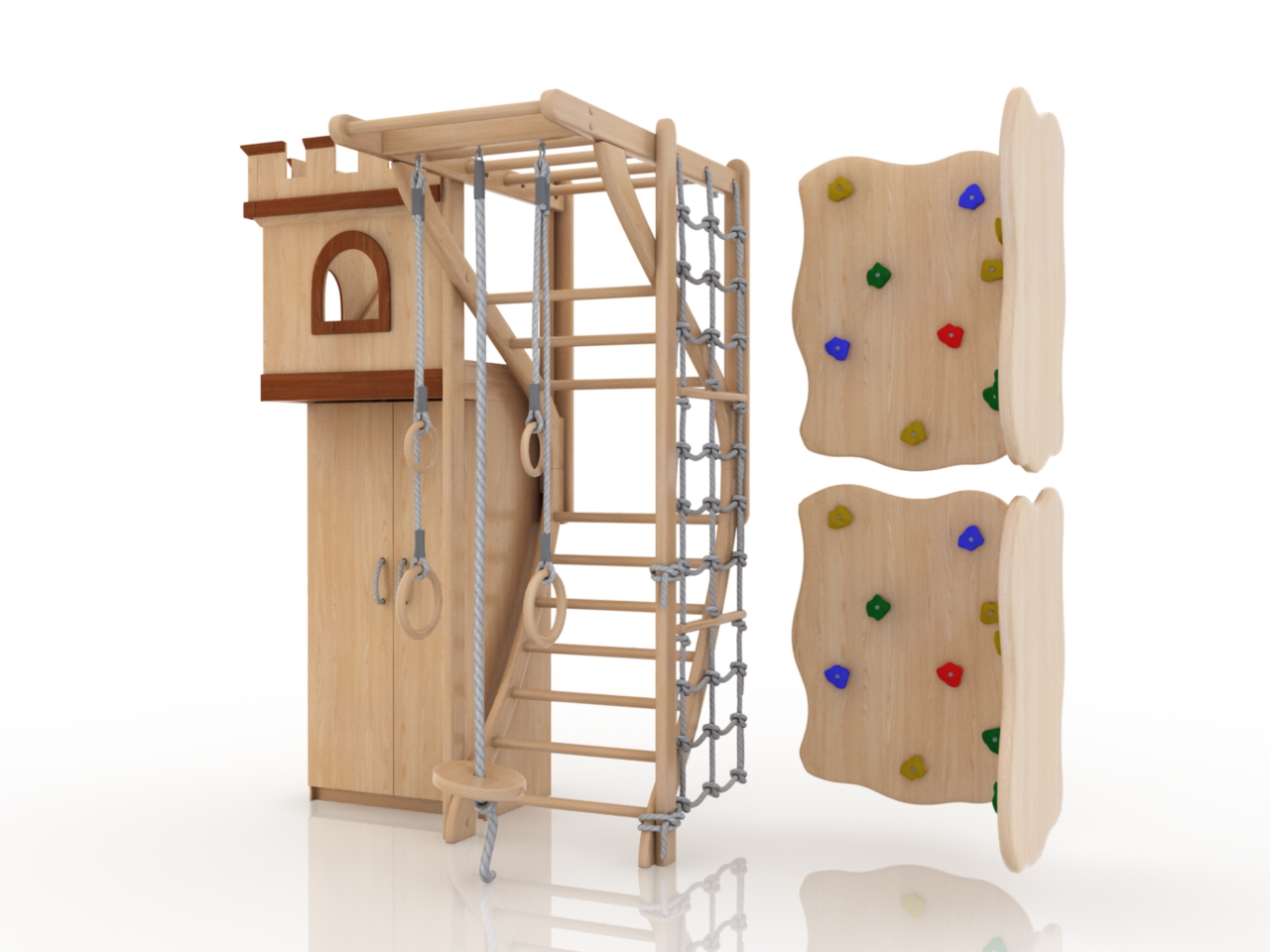 3D модели - Игровой комплекс "Дерево детям"