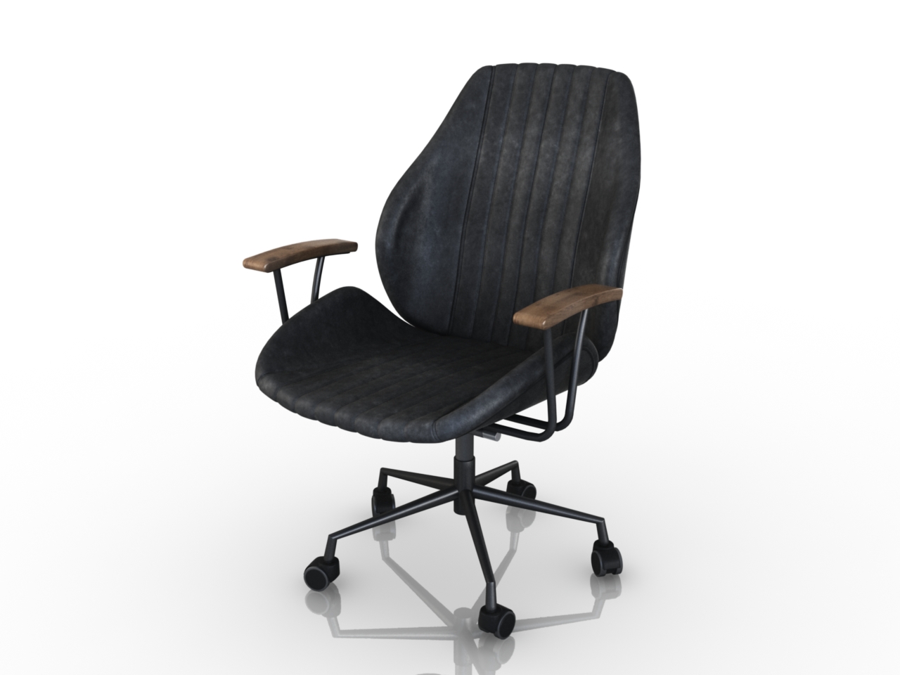 3d max офисное кресло в