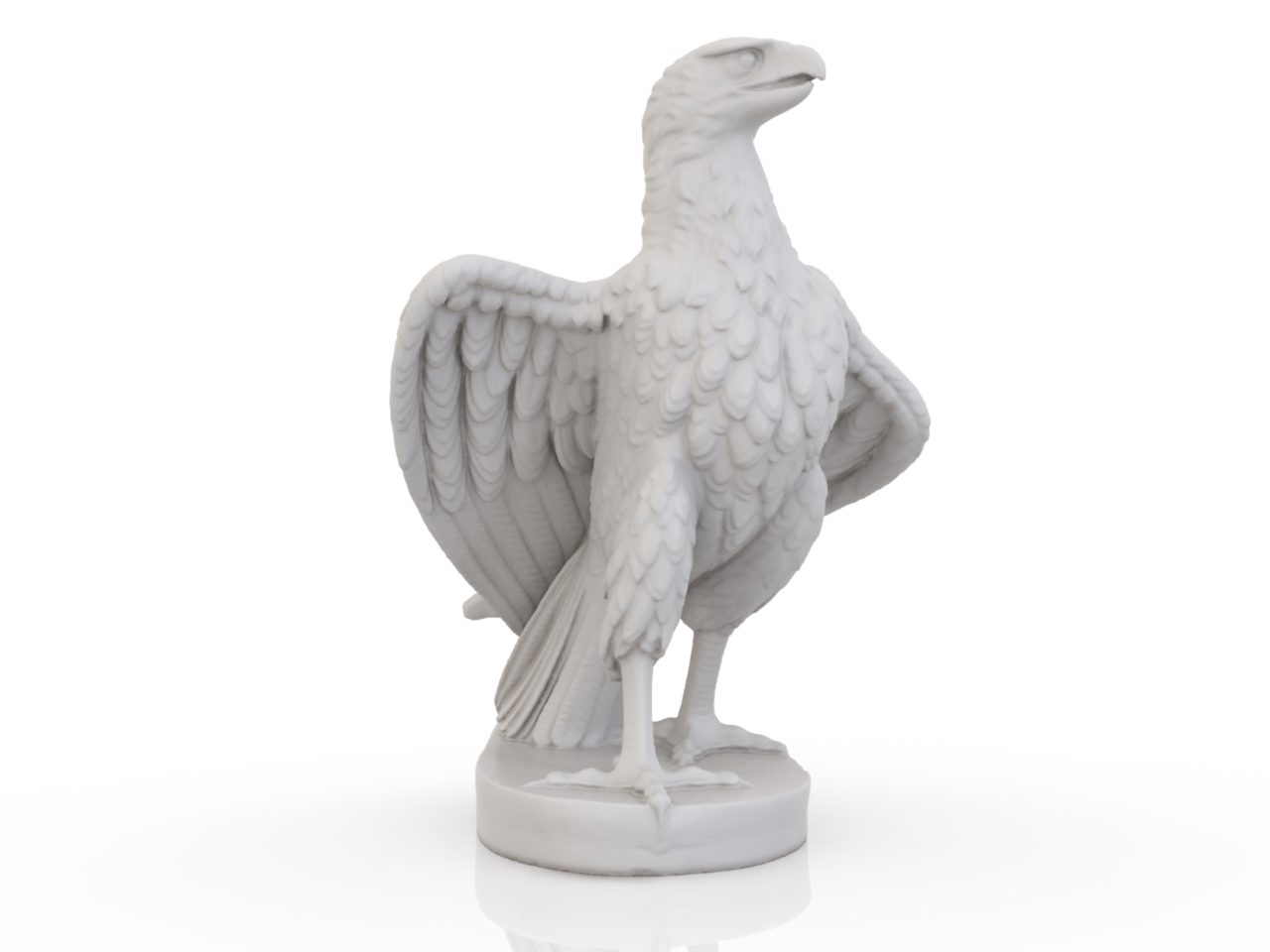 3D модели - Статуя орла
