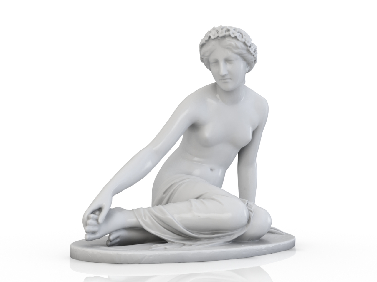 3D модели - Статуя Нимфы