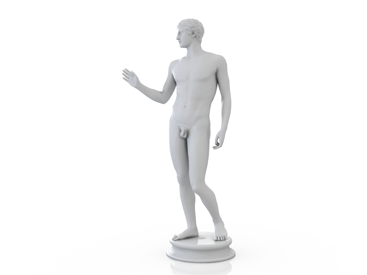 3D модели - Статуя мужчины
