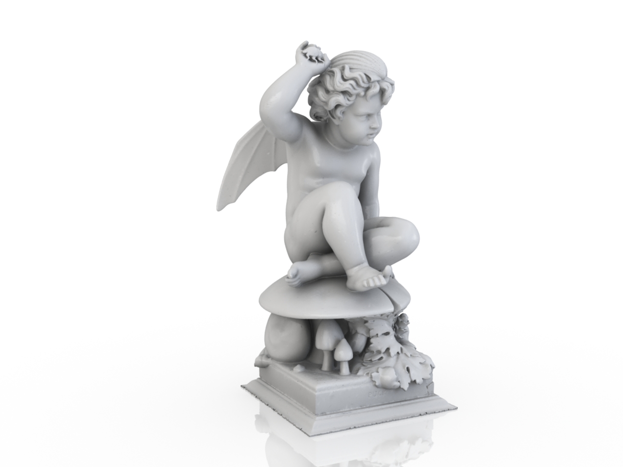 3D модели - Статуя эльфа