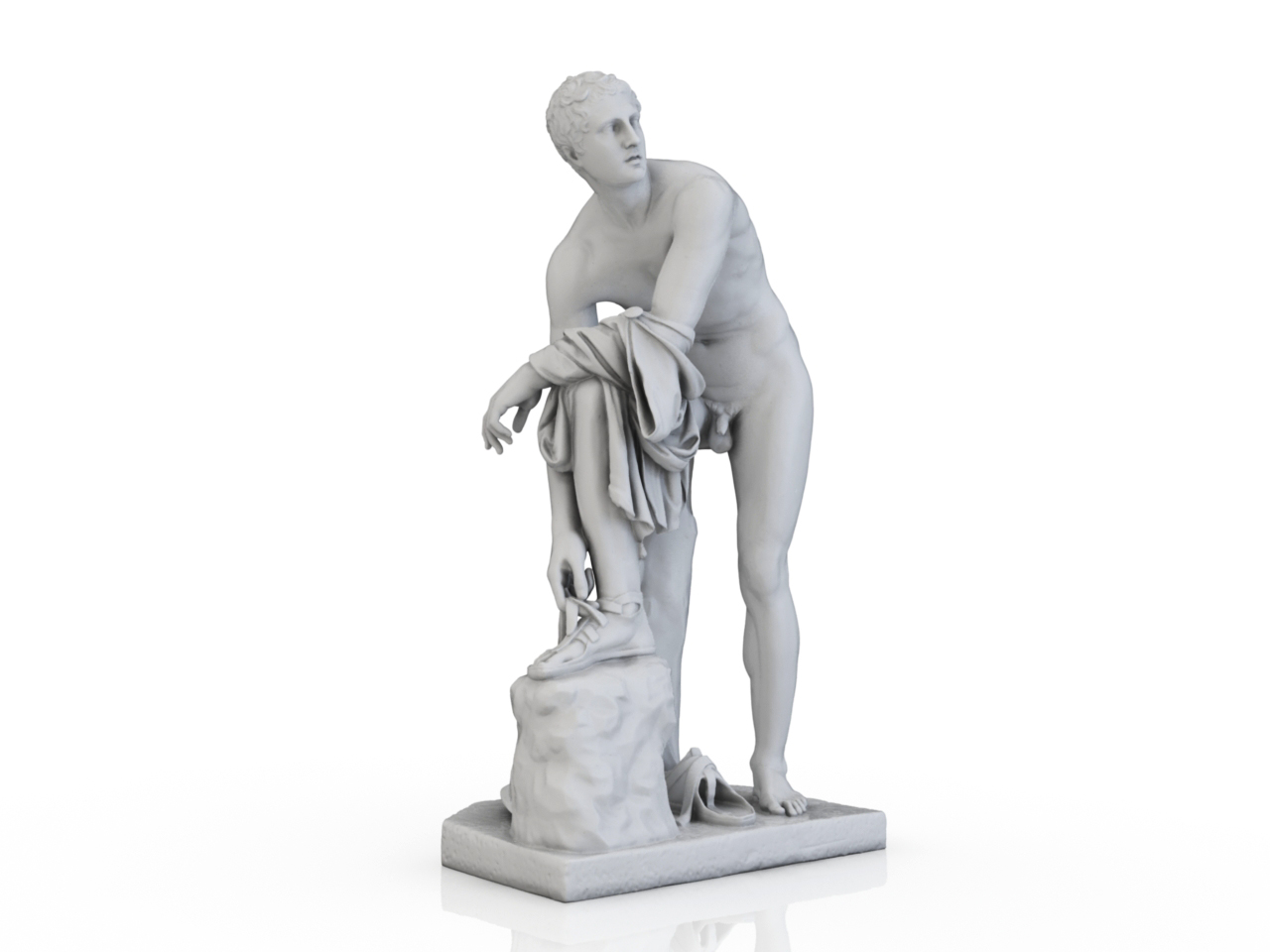 3D модели - Статуя Гермеса