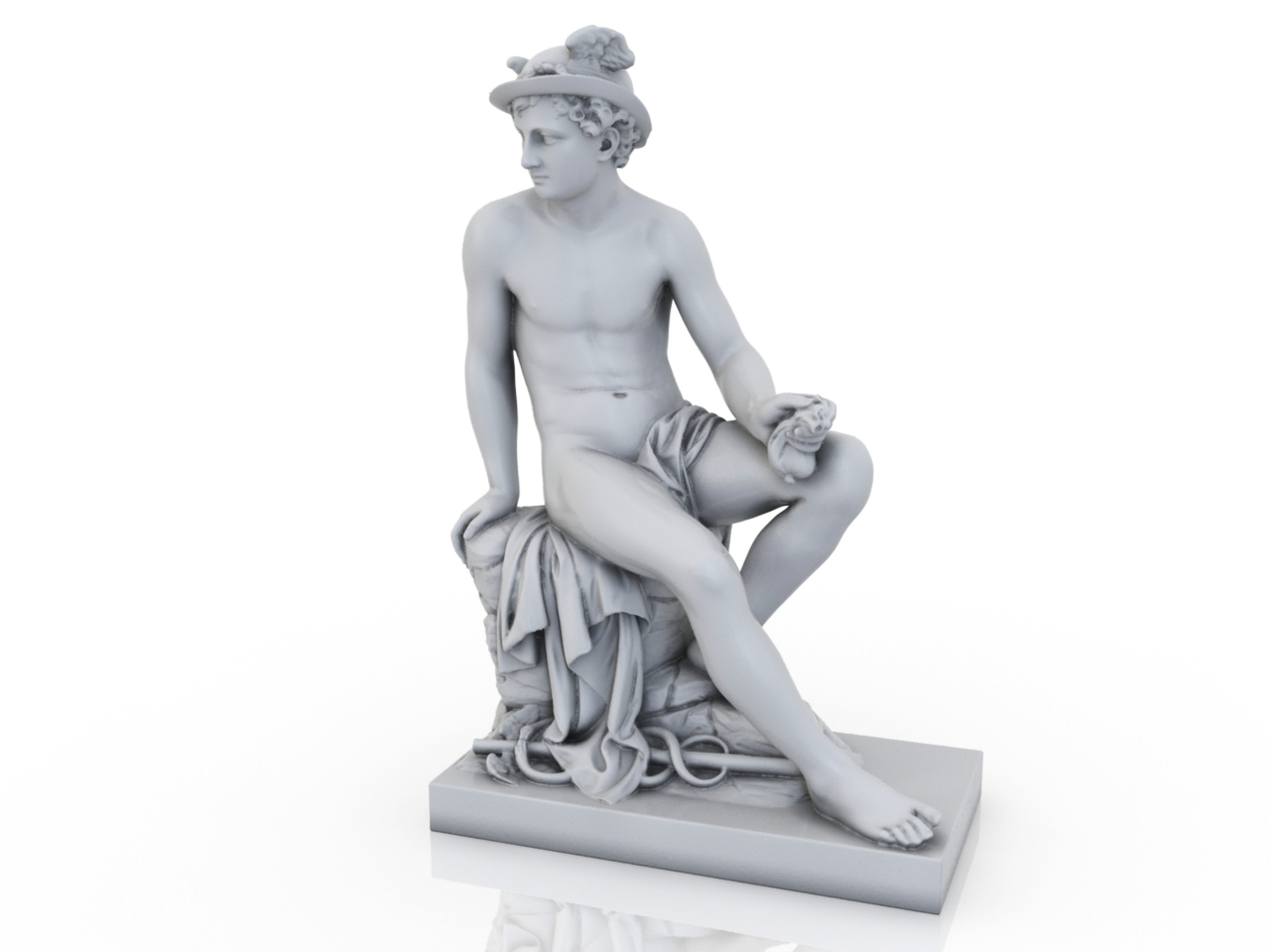 3D модели - Статуя Меркурия
