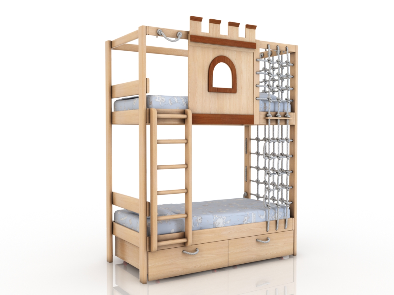 3D модели - Детская кровать