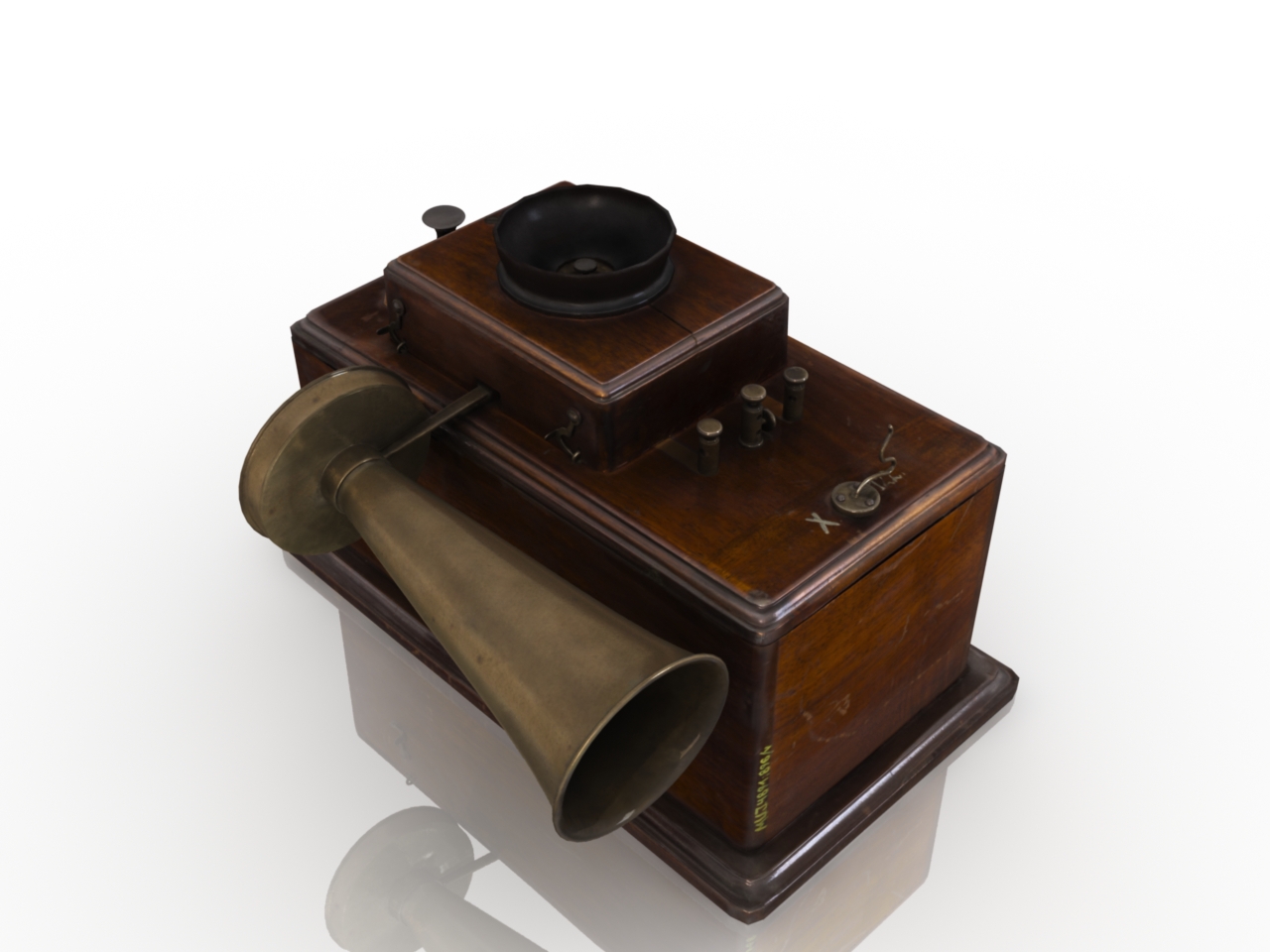 3D модели - Старинный телефон