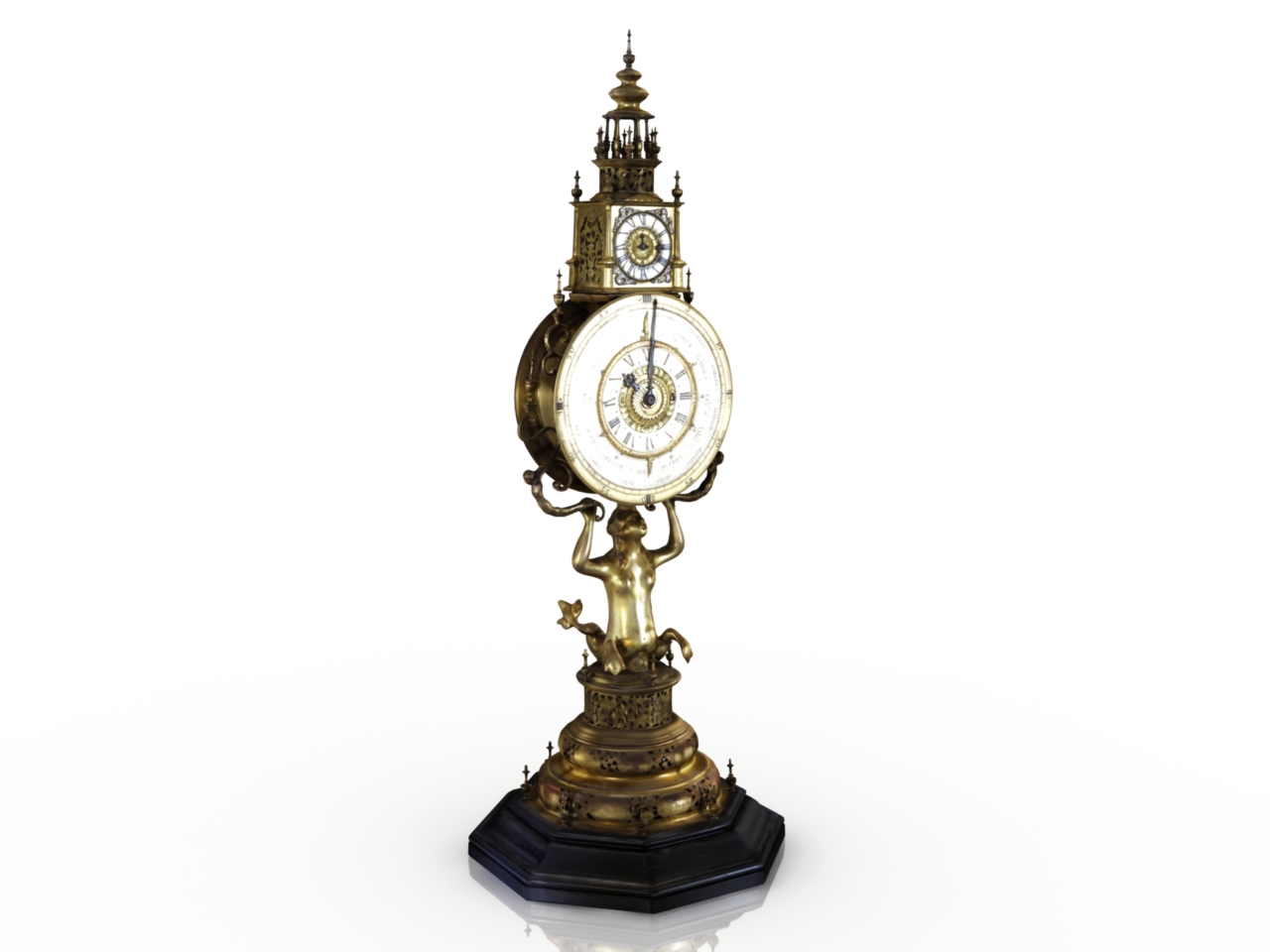 3D модели - Старинные часы