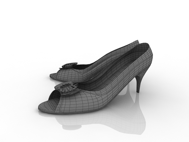 3d модель - Туфли женские