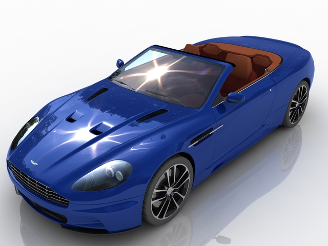 3d модель - Aston martin