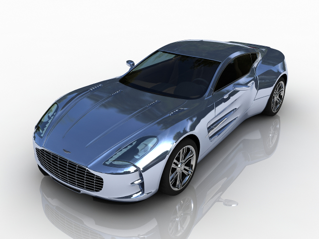 3d модель - Aston martin