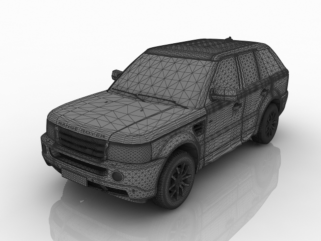 3d модель - Land Rover