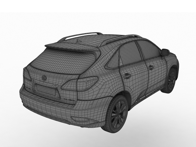 3d модель - Lexus RX