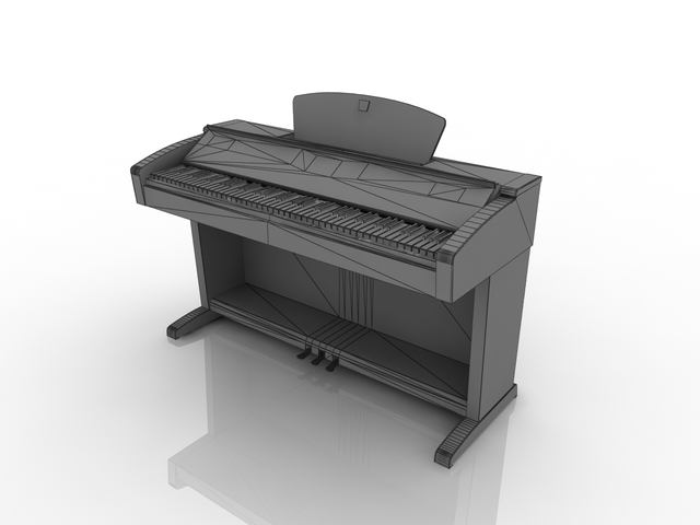 3d модель - Пианино