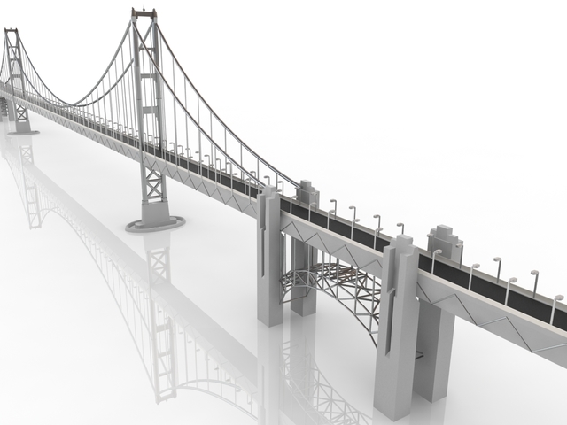 3d модель - Мост