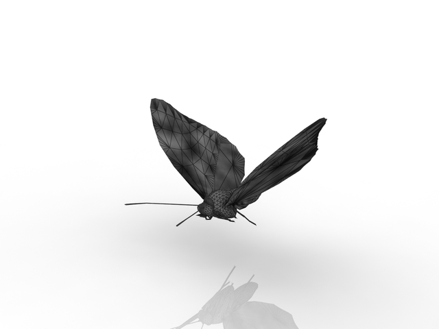 3d модель - Бабочка